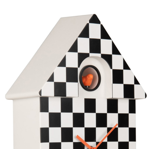 Present Time Karlsson Wall Clock Modern Cuckoo Checker